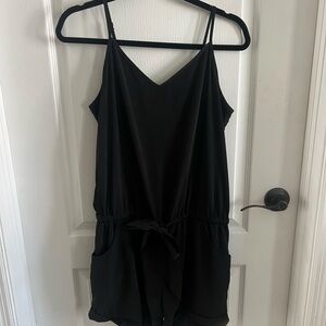 J. Crew Black Romper